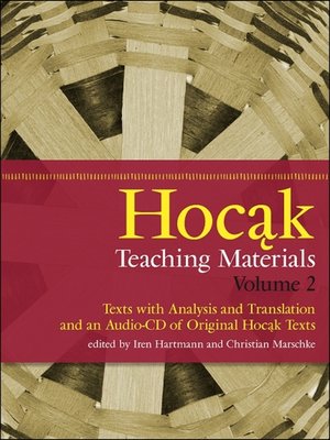 cover image of Hocąk Teaching Materials, Volume 2